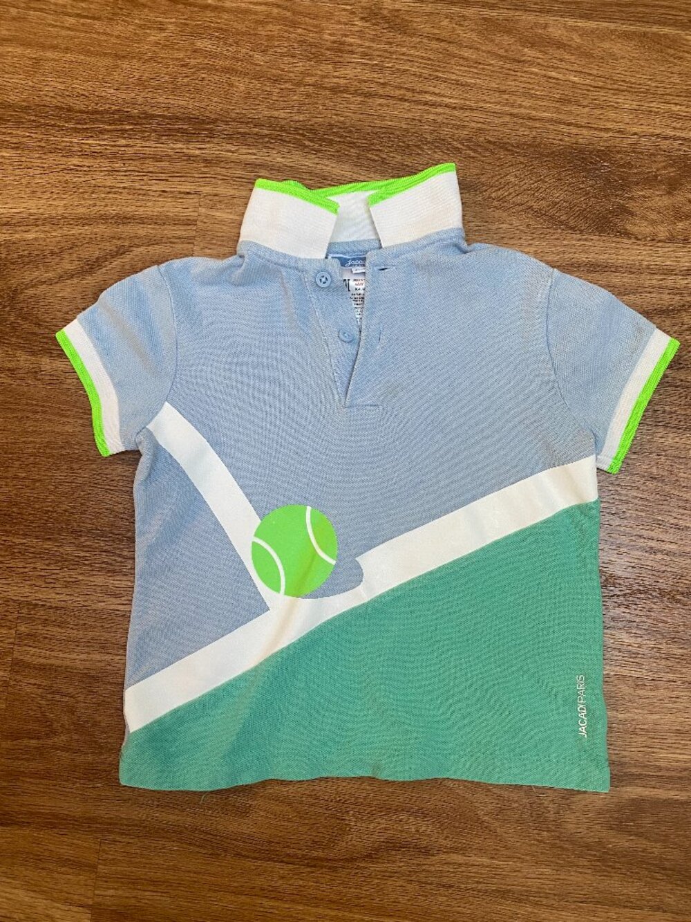 Jacadi Mini Pique Cotton Tennis Polo Shirt - 4A